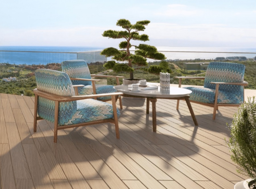 Terrace - Marea, interiors by Missoni