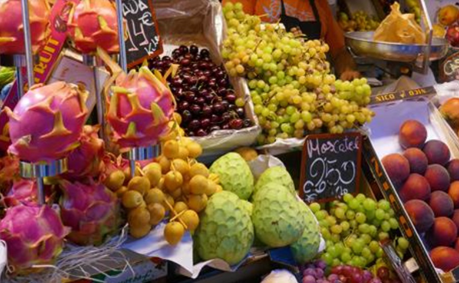 Fruit at Atarazanas market, Malaga