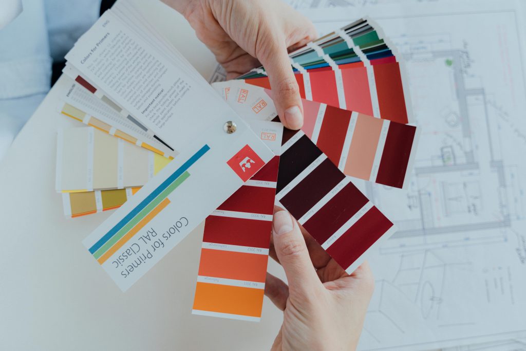 Designing your renovation
Photo by Antoni Shkraba: https://www.pexels.com/photo/person-holding-color-palettes-5292188/