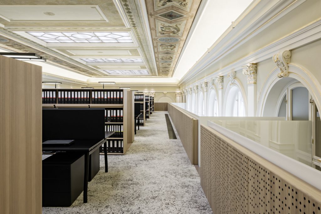 BEHF Architects created modern offices in an historical building in Vienna